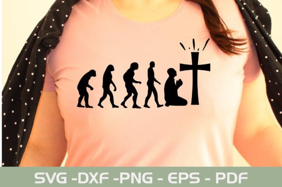 Evolution with Jesus Christ SVG Design Review