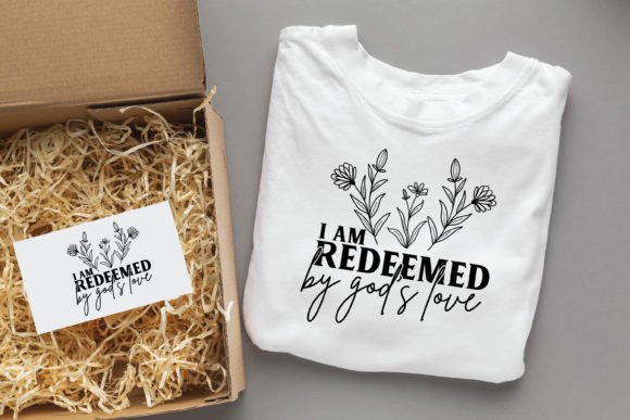 I Am Redeemed by God s Love Jesus SVG Graphics