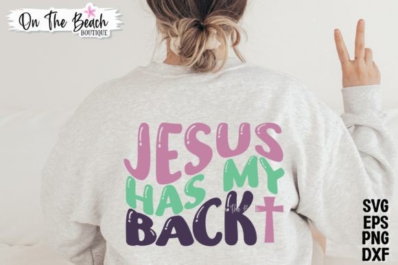Jesus Has My Back SVG Retro Wave Review