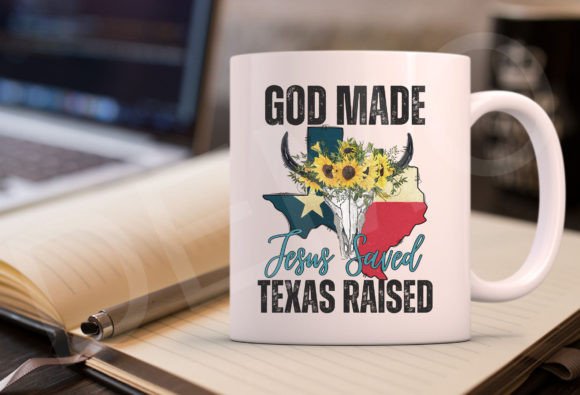 Jesus Saved Texas Raised Texas PNG Graphics
