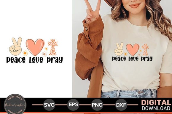Peace Love Pray Graphics & T-Shirt Designs Review