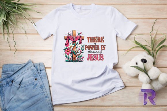 Power in Jesus Name PNG: Graphics & T-Shirt Designs