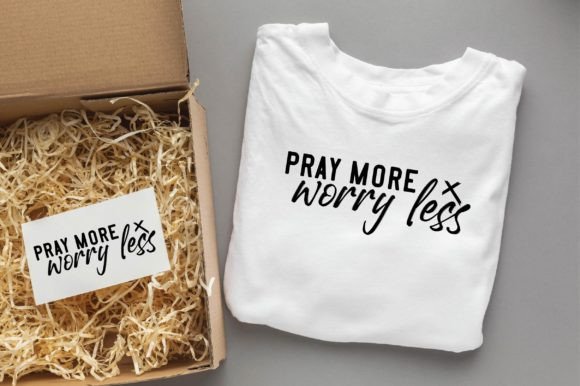 Pray More Worry Less Christian Svg Png Review