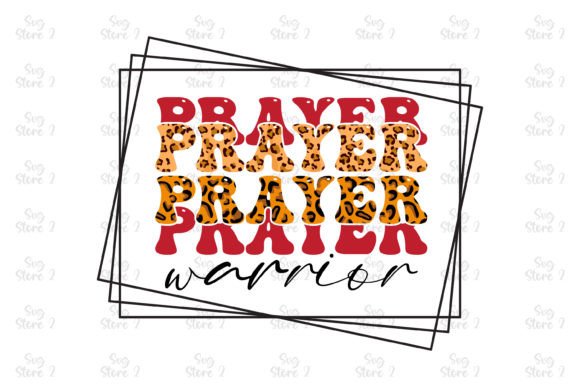Prayer Warrior Jesus Sublimation Graphics & T-Shirt Designs