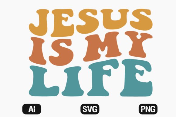 Retro Wavy Graphics for T-Shirt Designs